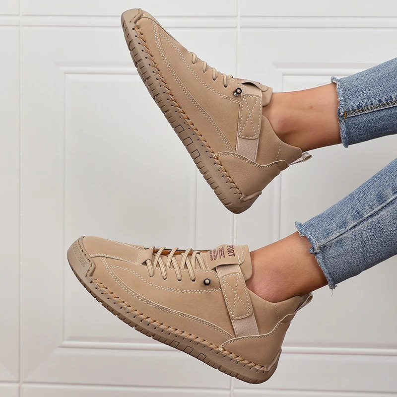 Sofia Leren Sneakers