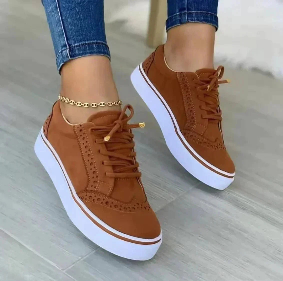 Nora | Orthopädische Ledersneaker Für Komfortable Alltagstage
