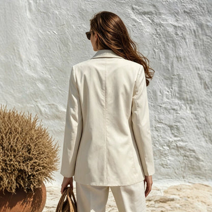 Blazer femme ample manches longues - Chic et decontracte