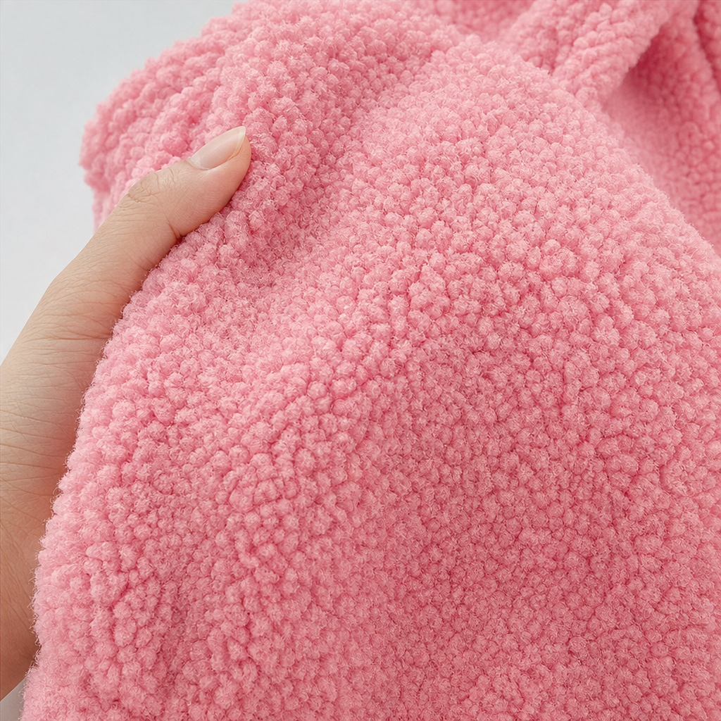 Mia | Flauschige Oversize-Sherpa-Jacke Mit Reißverschluss