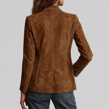 Zoey | Soft Suede-Touch Blazer