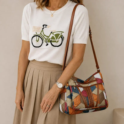 SAC PATCHWORK GEOMETRISCHE VOOR VROUWEN