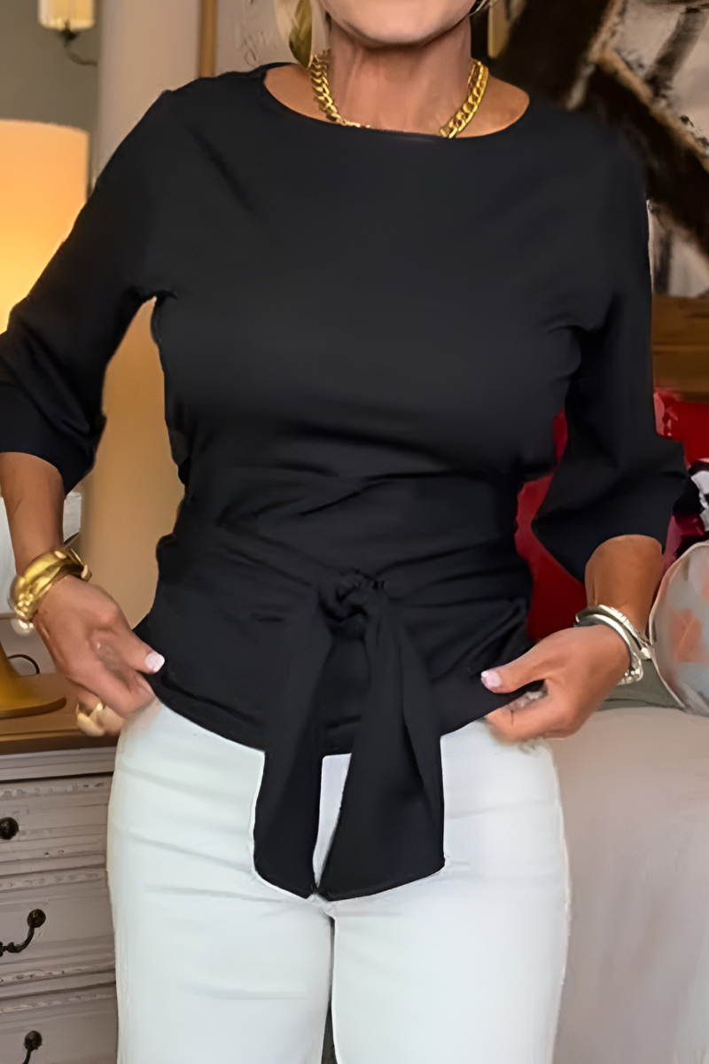 Dina | Elegante Top met Strikdetail