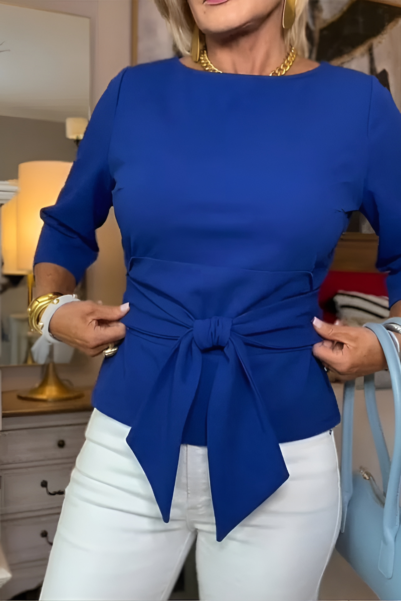 Dina | Elegante Top met Strikdetail