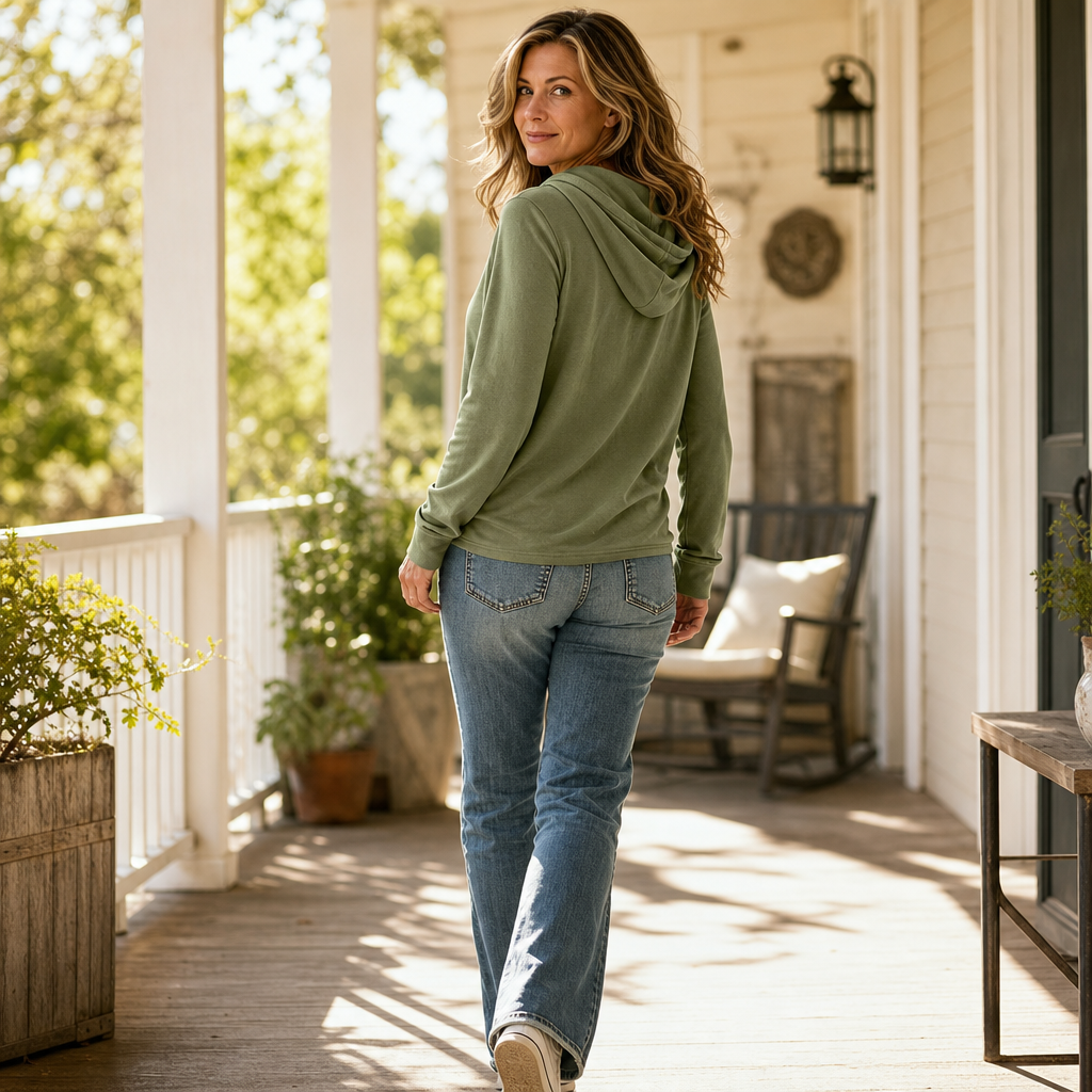 Lena | Bequemer Strickhoodie Mit Kapuze Und Taschen