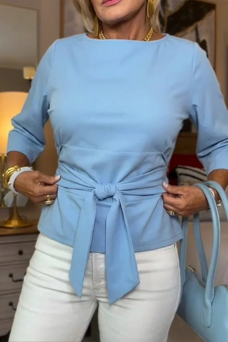 Dina | Elegante Top met Strikdetail