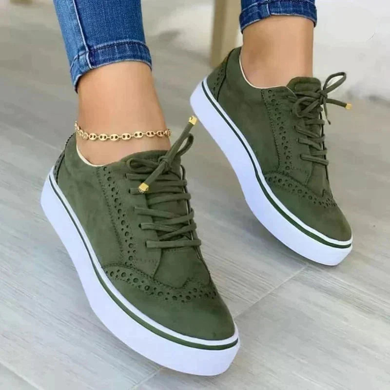 Nora | Orthopädische Ledersneaker Für Komfortable Alltagstage