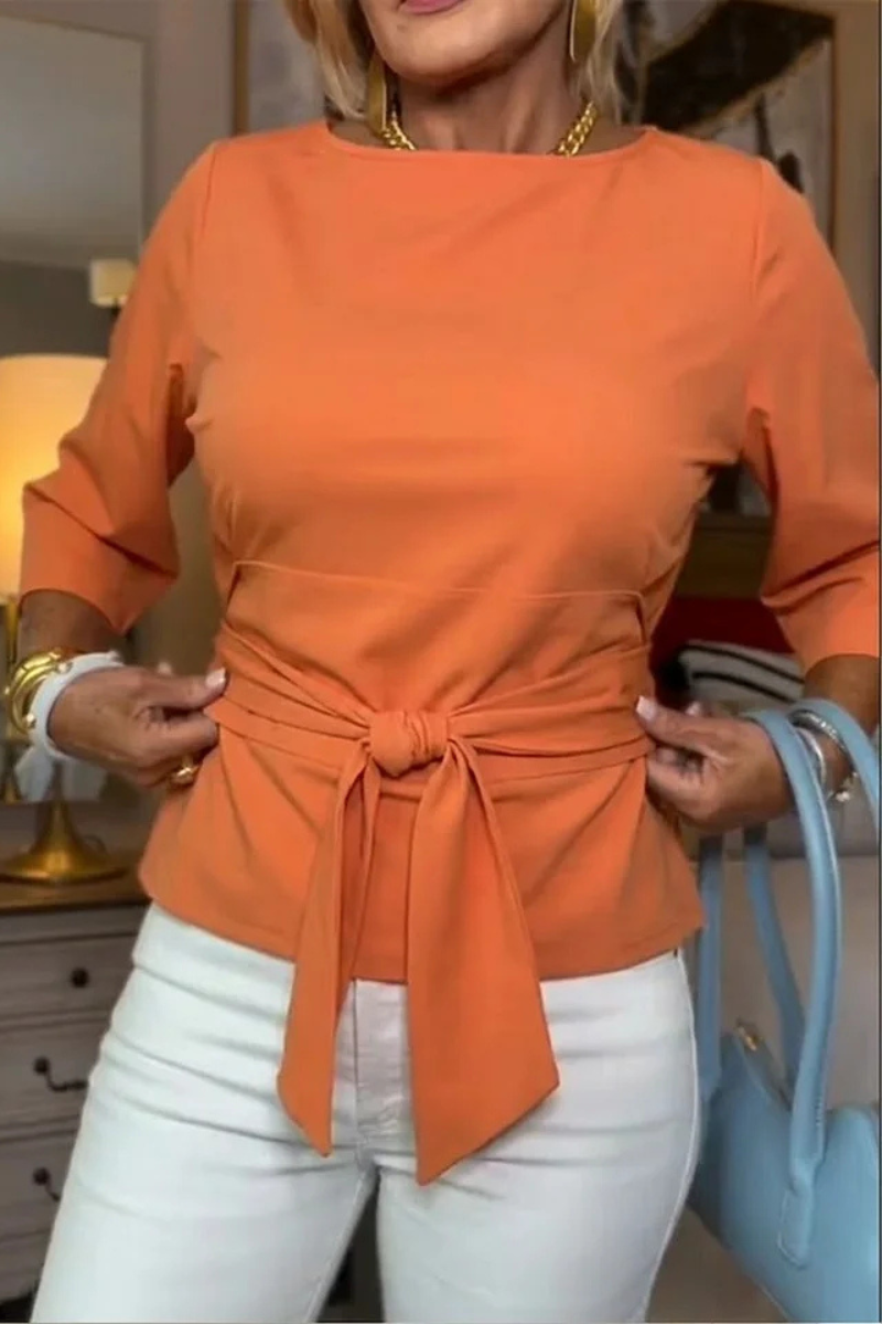 Dina | Elegante Top met Strikdetail
