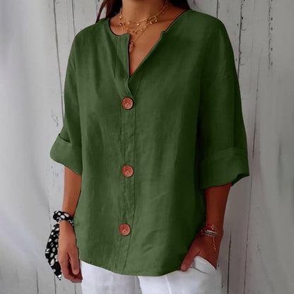 SHIRT MET V-HALS VOOR VROUWEN