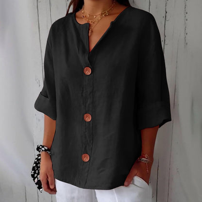 SHIRT MET V-HALS VOOR VROUWEN