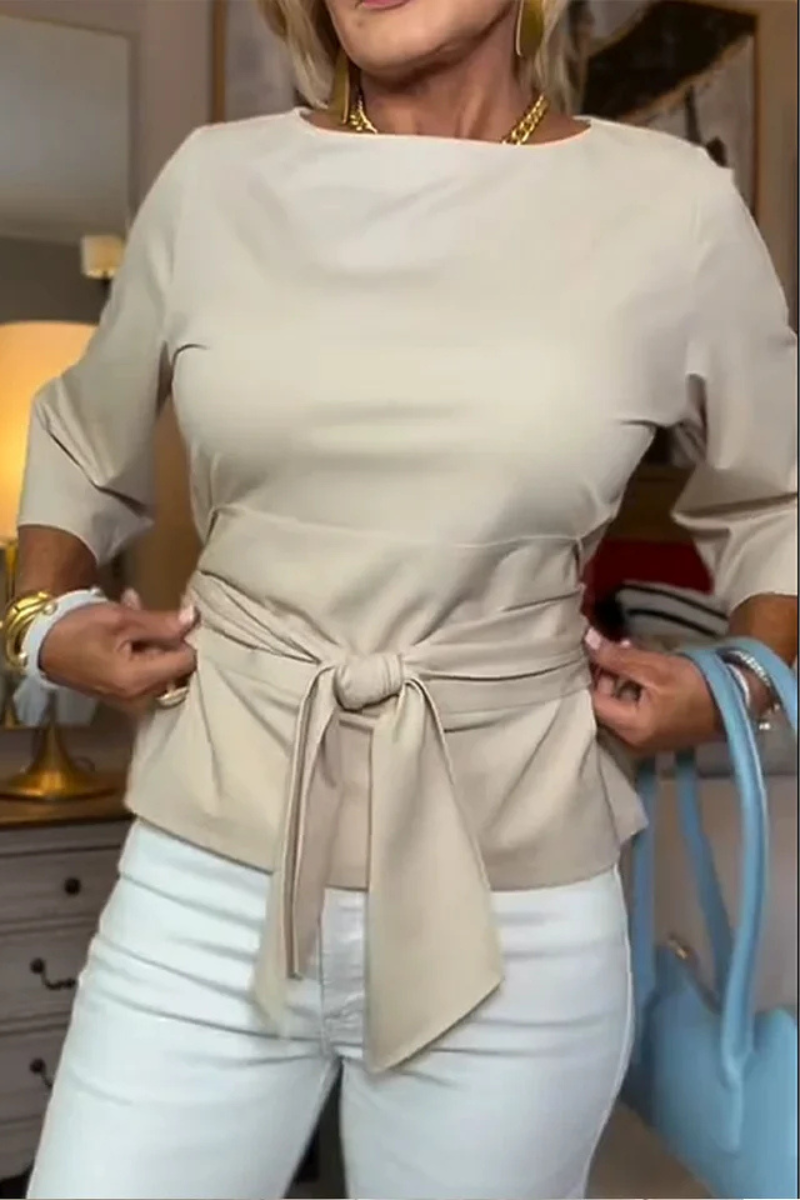 Dina | Elegante Top met Strikdetail