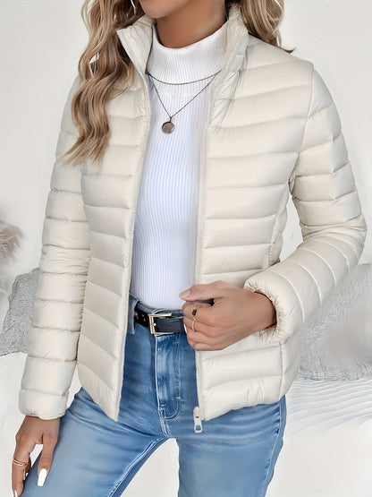 SLIM FIT GEWATTEERD JASJE VOOR VROUWEN