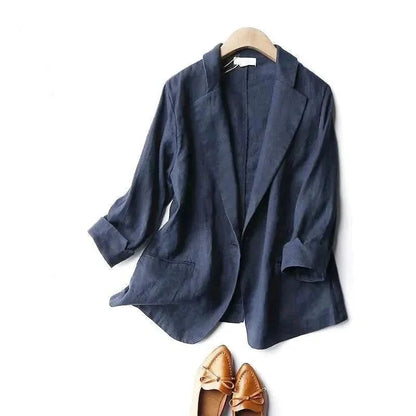 Alena | Eleganter Und Luftiger Leinenblazer