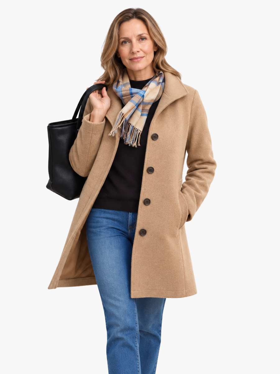 KLASSIEK MODEL MET RECHTE PIJPEN VOOR VROUWEN