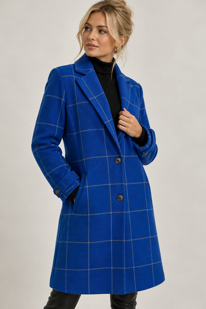 LABEL | Sanne Elegante Geruite Manteljas