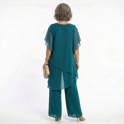 Arabella™ Tiered Tunic & Wide-Leg Trouser Set