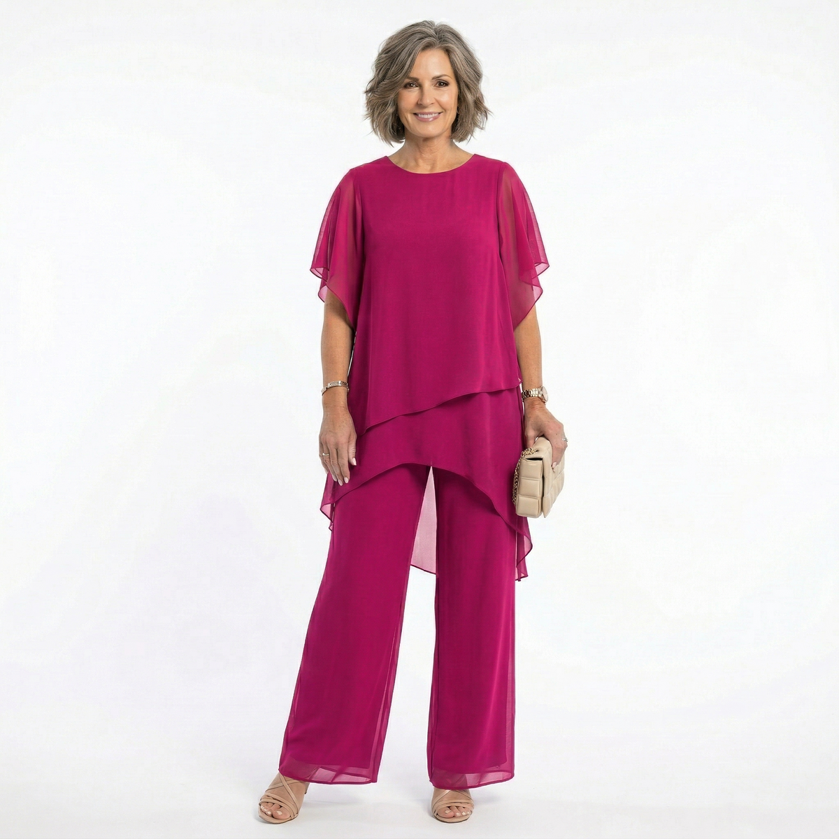 Arabella™ Tiered Tunic & Wide-Leg Trouser Set