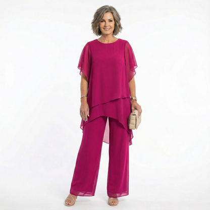 Arabella™ Tiered Tunic & Wide-Leg Trouser Set