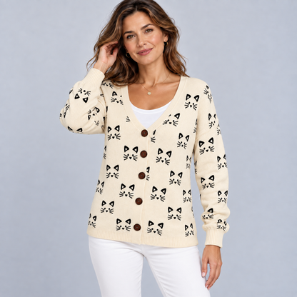 VEST MET KNOPEN VOOR VROUWEN