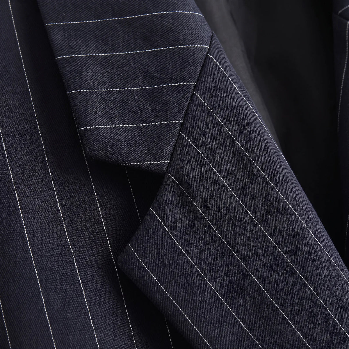 Oversized blazer met pinstripe