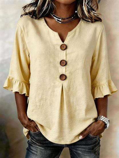 ROMANTISCHE BLOUSE MET RUFFLES VOOR VROUWEN