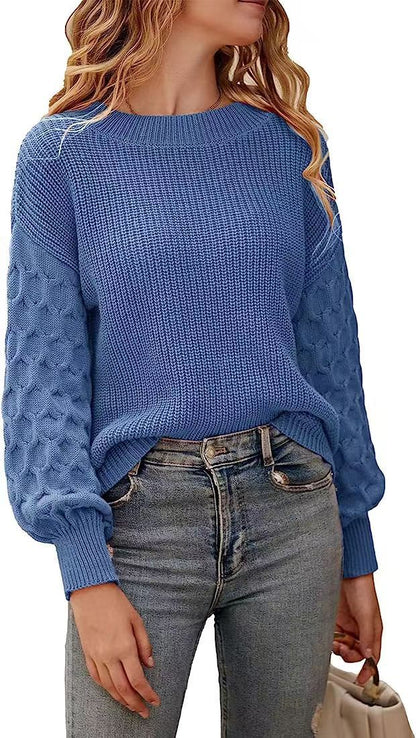 Lilie | Klassischer Grobstrickpullover