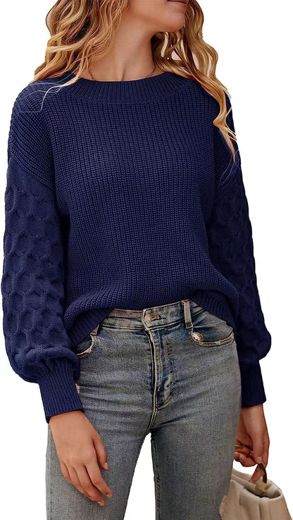 Lilie | Klassischer Grobstrickpullover