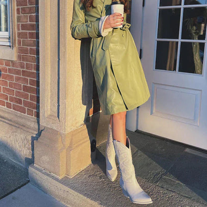 Lexia | Elegante Cowboylaarzen met Metallic Details
