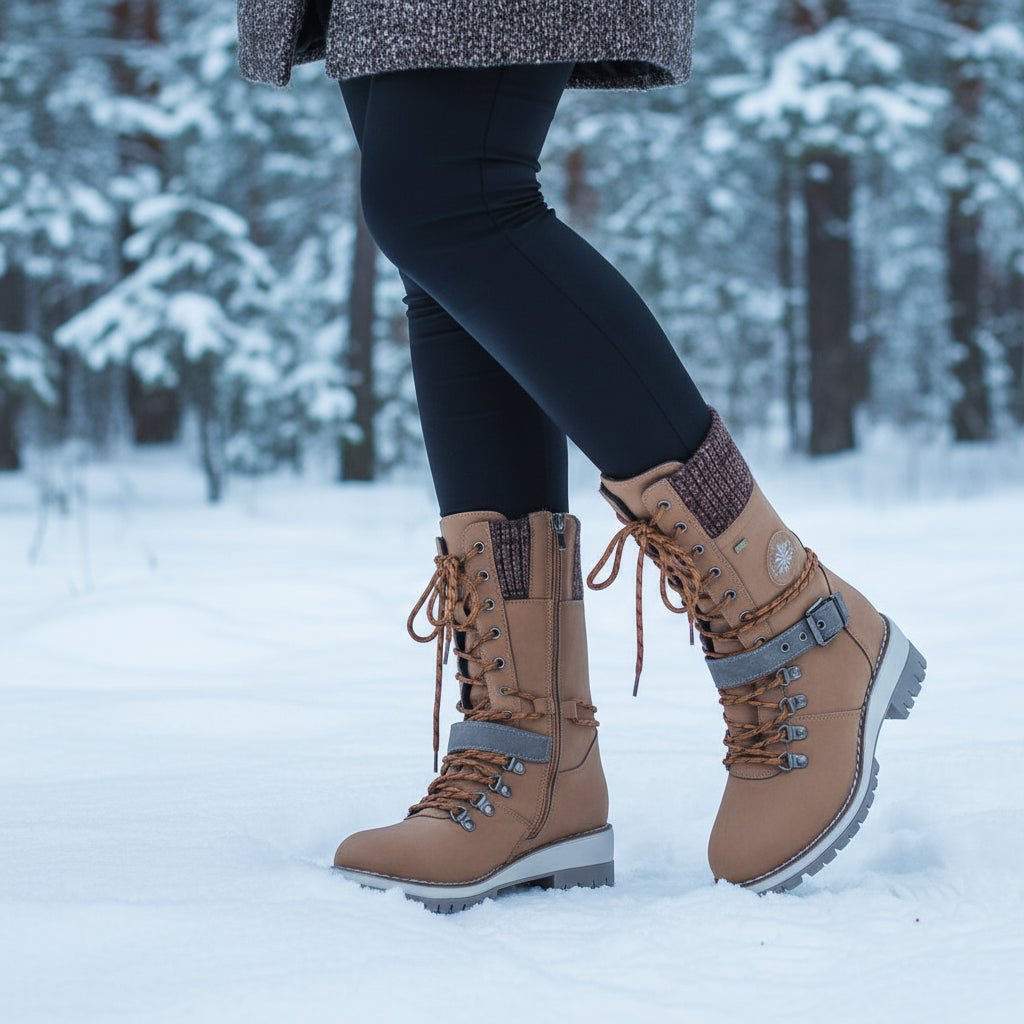 Women's Orthopedic Winter Boots with Waterproof Design and Thermal Lining