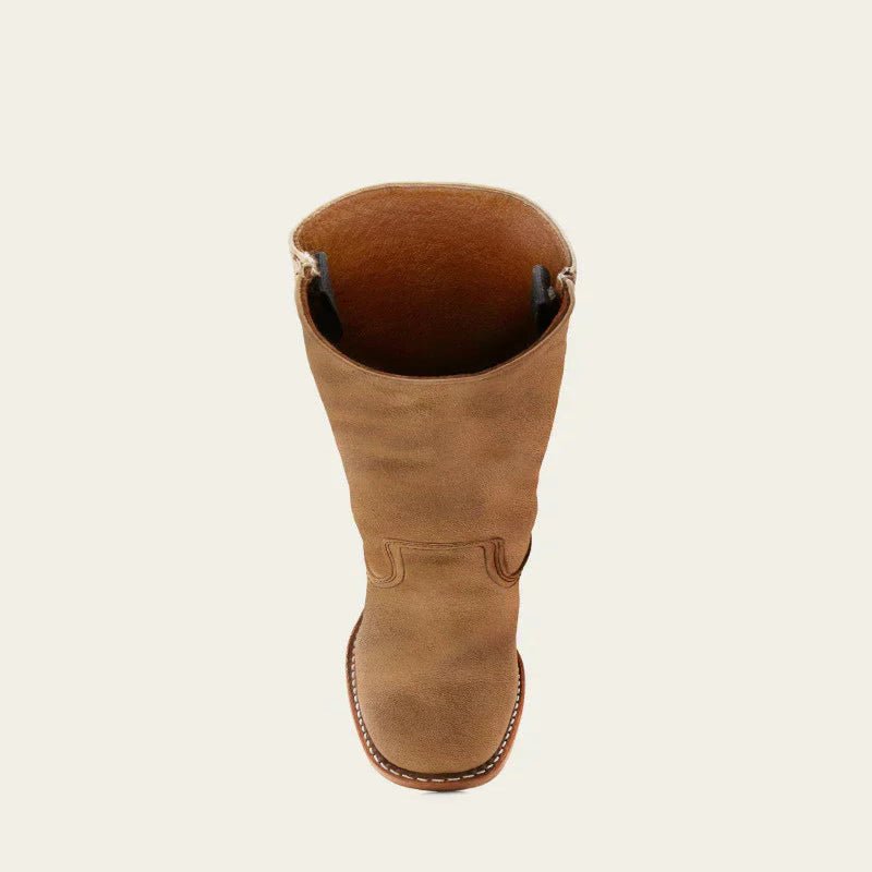 Timeless women's leather boots with block heels & classic design