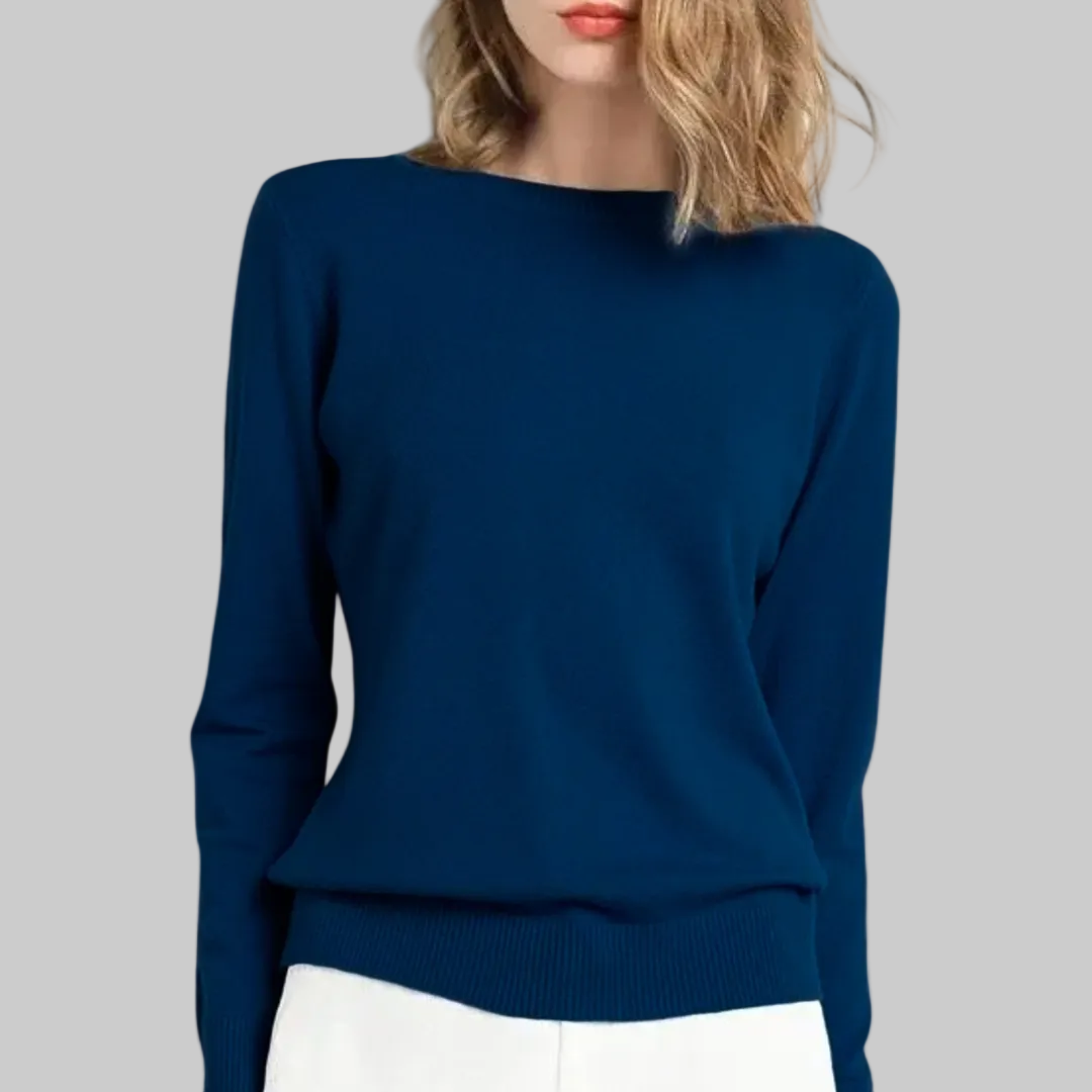 Women’s Elegant Winter Knit Sweater | O-Neck