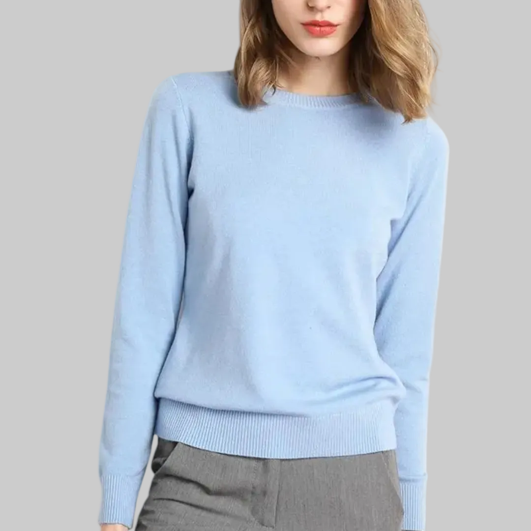 Women’s Elegant Winter Knit Sweater | O-Neck