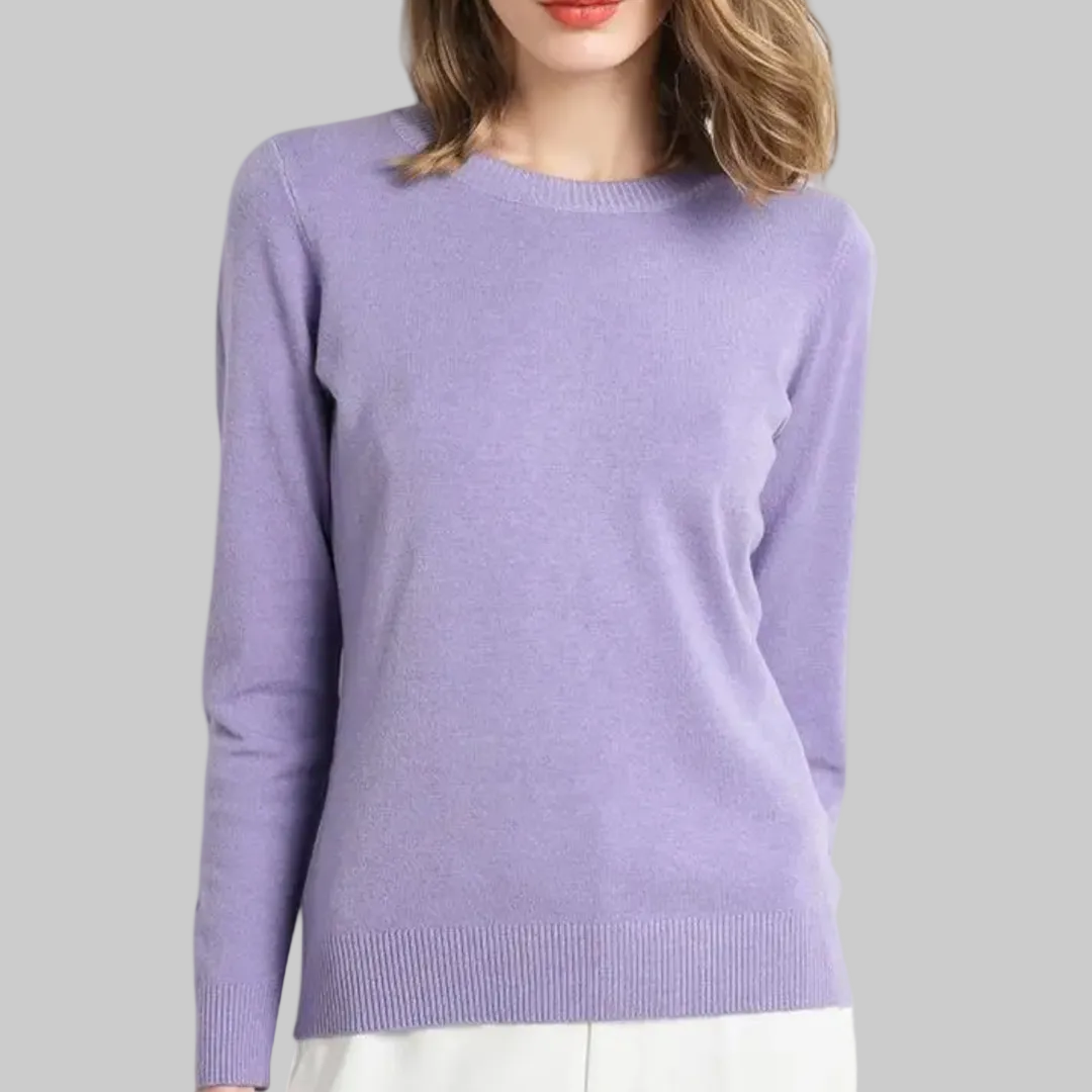 Women’s Elegant Winter Knit Sweater | O-Neck