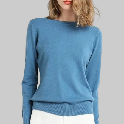 Women’s Elegant Winter Knit Sweater | O-Neck