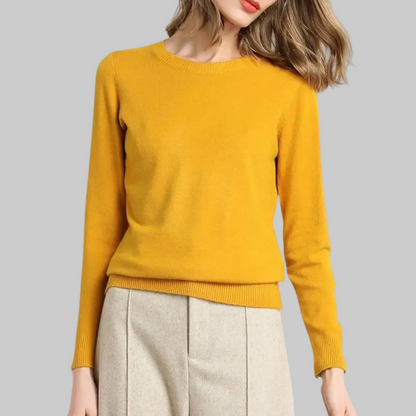 Women’s Elegant Winter Knit Sweater | O-Neck
