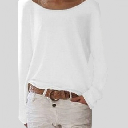 Janice | Losvallende Boothals Top