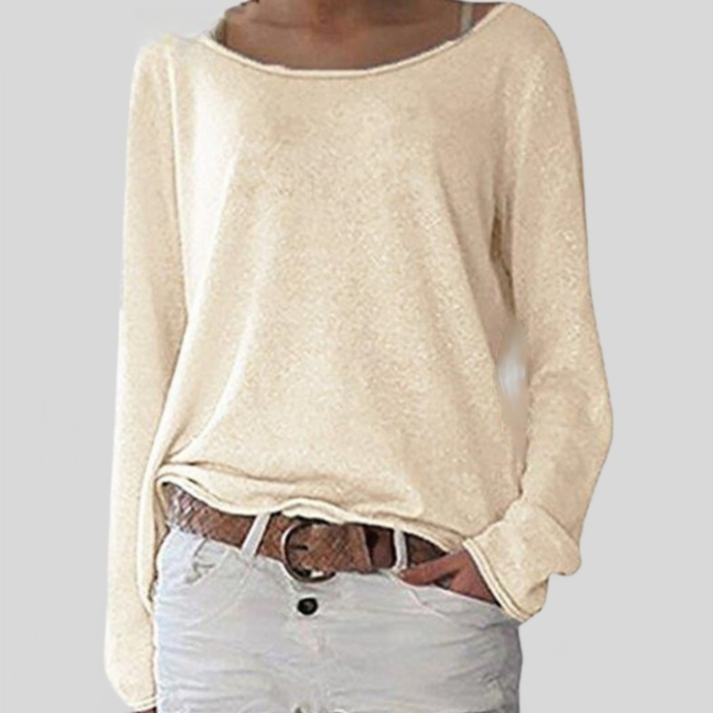 Janice | Losvallende Boothals Top