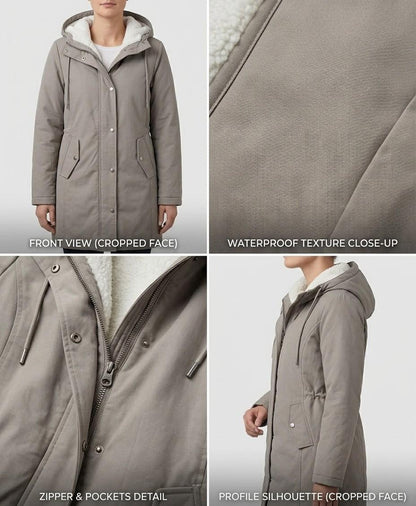 WINTERPARKA MET FLEECEVOERING VOOR VROUWEN