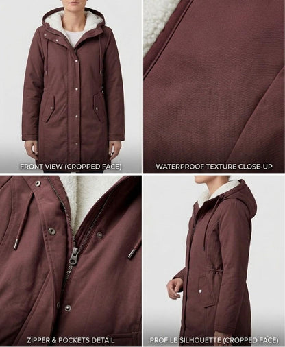 WINTERPARKA MET FLEECEVOERING VOOR VROUWEN