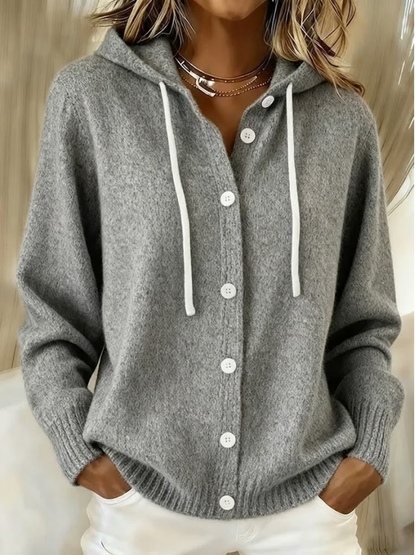 Xalviere | Bella Cozy Hooded Knit Cardigan Dames