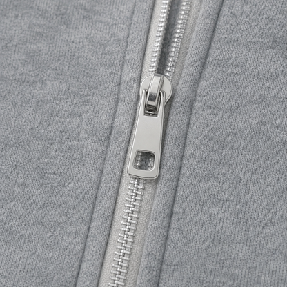 Elena | Langer Strickhoodie Mit Zopfmuster Und Reißverschluss