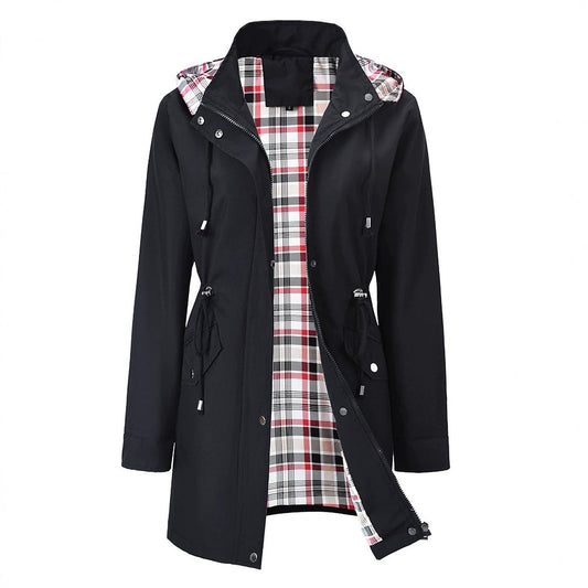 Esther | 3-in-1 Regenjas met Afneembare Kap
