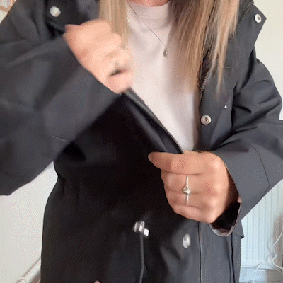 Esther | 3-in-1 Regenjas met Afneembare Kap