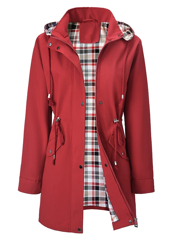Esther | 3-in-1 Regenjas met Afneembare Kap