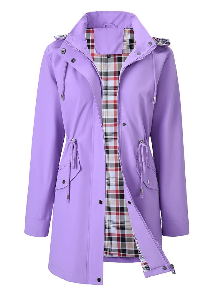 Esther | 3-in-1 Regenjas met Afneembare Kap