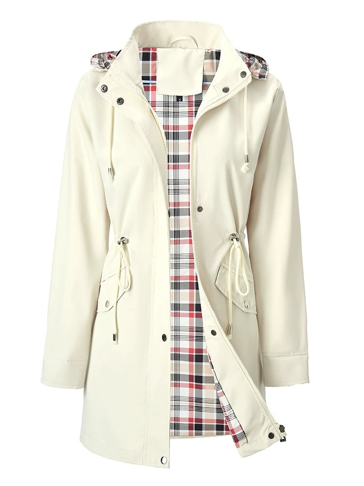Esther | 3-in-1 Regenjas met Afneembare Kap