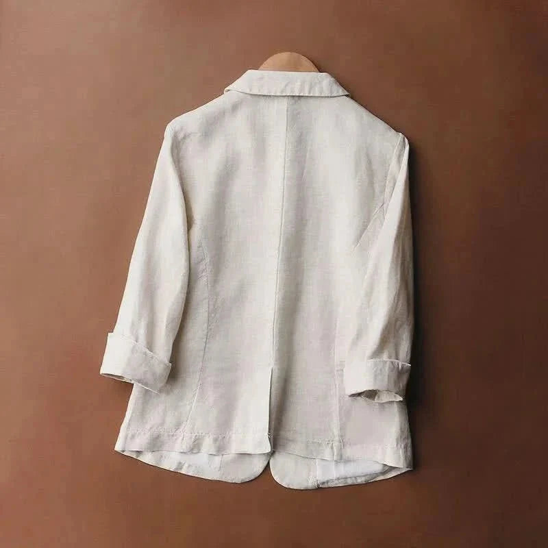 Alena | Eleganter Und Luftiger Leinenblazer