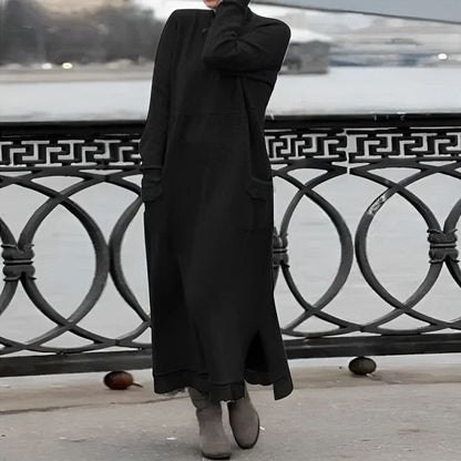 Nora | Elegantes Pulloverkleid in Maxi-Länge mit Kuschelkomfort