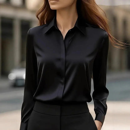 Women's Elegant Silk Blouse