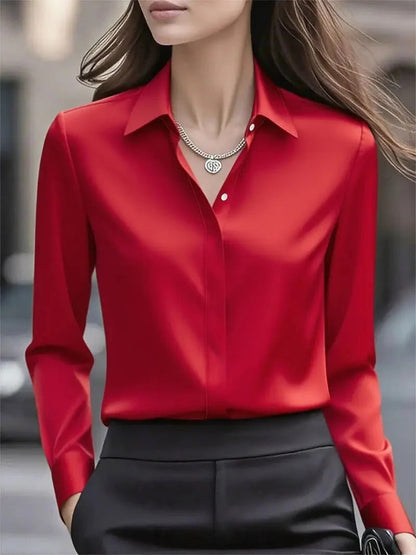 Women's Elegant Silk Blouse